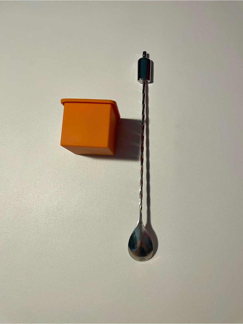 Bulleit Bourbon Bar Spoon Stirrer & Silicone Ice Cube Mold Barware Set